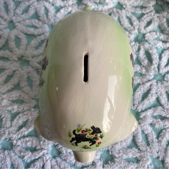 Vintage Piggy bank nursery rhyme Jack & Jill coin bank kitsch - Picture 5 of 7